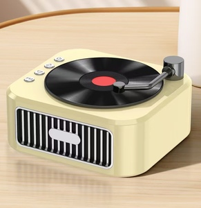 Mini Altoparlante Stereo Classico con Microfono, Ottimo per Casa, Viaggi, Feste, Giradischi Retrò, Radio, <span class=keywords><strong>Tutti</strong></span> <span class=keywords><strong>i</strong></span> <span class=keywords><strong>Generi</strong></span> - Product Image 1