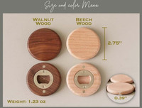 Décapsuleur magnétique et sous-verre décoratifs personnalisés, durables, en gros, pour bière, soda, bar, mariage, fête – Vente chaude