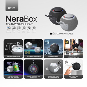 FANTECH BS161 Portable BT Wireless <strong>Speaker</strong> TWS 4-Way Connectivity TF Card Party Use Hands-Free Call RGB Mini Deep Bass <strong>Speakers</strong> - Product Image 3