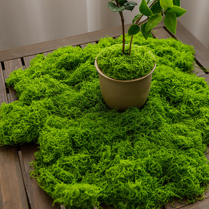 Plante artificielle en mousse filamentuse et moelleuse pour décoration de pot, aspect réaliste et naturel pour la maison, les mariages et les accessoires extérieurs - Product Image 1