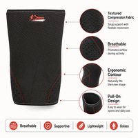 Genouillère de compression en néoprène pour haltérophilie, vente en gros directe usine, support de genou sportif
