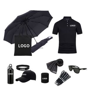 Set de Regalo Corporativo 2026: Paraguas y Bolsa Personalizada con Logotipo Impreso para Publicidad y Artículos Promocionales para Empresas - Product Image 1