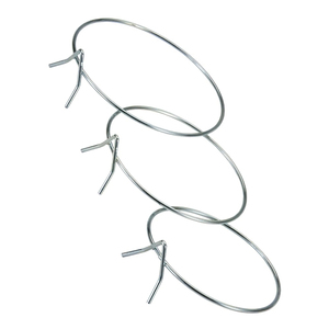 Portavaso da parete zincato, 20 cm - Product Image 1