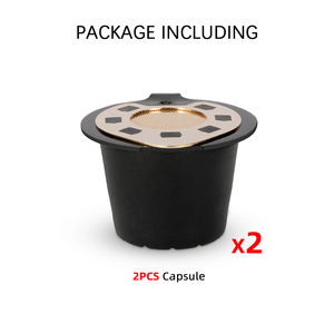 2 Filtros Reutilizables de Acero Inoxidable para Espresso, con Buen Sellado, Compatibles con la Máquina Original, Recargables - Product Image 2