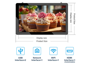จอแสดงผลดิจิทัลระบบสัมผัสขนาด 32 นิ้ว 43 นิ้ว ระบบปฏิบัติการ <span class=keywords><strong>Windows</strong></span> Android สำหรับป้ายดิจิทัลแบบตั้งพื้น  กันน้ำมาตรฐาน IP65 เหมาะสำหรับสถานีรถโดยสารกลางแจ้ง - Product Image 5