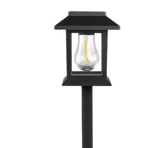 Solar Garden Lights Outdoor <b>Pathway</b> LED Lawn Stakes Water Resistant Solar Powered Landscape <b>Lighting</b> Set - Product Image 2