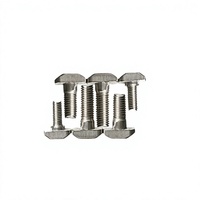 Fixations pour profilés aluminium industriels, accessoires en aluminium à rainure en T avec écrous et boulons