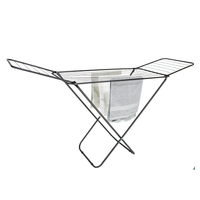 Porte-vêtements métallique multifonctionnel écologique à double niveau, détachable, extensible et pliable, pour cuisine, armoire et salle de bain