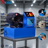 Machine à sertir les flexibles hydrauliques certifiée CE ISO, 1/4'' 2'' P32, avec 12 jeux de matrices, machine de pressage automatique de tuyaux pour atelier de réparation