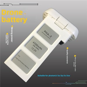 Accesorios para Drones, Batería de Vuelo Inteligente Blanca de 4500 mAh para <span class=keywords><strong>Phantom</strong></span> <span class=keywords><strong>3</strong></span> <span class=keywords><strong>SE</strong></span>/3A/3P/3S/<span class=keywords><strong>4K</strong></span>, 15.2 V, 68 Wh, 407 g - Product Image 1