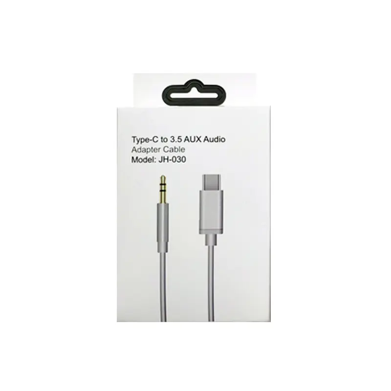 Kabel audio Tipe C ke 3.5mm, headset stereo kabel audio mobil ponsel Android untuk ponsel Huawei Samsung