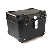 Grande boîte de livraison de moto 45L Boîtes de queue de moto en aluminium étanches pour coffre de moto