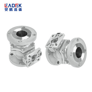 Válvula de Bola de Dos Piezas DN50 de Plataforma Alta con Brida, Fabricada en Fábrica, Fundición de Precisión Manual, Interruptor para Medios Acuosos, Personalizable OEM - Product Image 3