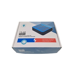 60-Port 300 Wát công suất cao USB sạc thông minh đa cổng điện thoại di động sạc USB Trạm Sạc ABS chống cháy 860 - Product Image 5