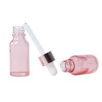 5ml 10ml 15ml 20ml 30ml 50ml 100ml BOUTEILLES D'HUILE ESSENTIELLE EN VERRE ROSE flacon compte-gouttes en verre