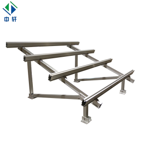 Système de montage de panneaux solaires en aluminium à installation facile et haute efficacité, certifié CE, garantie 10 ans, résistant au vent de 60 m/s - Product Image 1