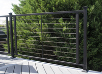 Câble de rail de balcon en acier inoxydable, clôture moderne, câble vertical/de sécurité, utilisation en extérieur