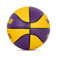 Ballons de basket personnalisés de couleur réglementaire, taille 7, haut de gamme, en PU, avec logo, coloris Kobe, marque WELLMAN, durables, écologiques, vente en gros