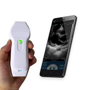 High End Portable Color Doppler Wireless Double Heads Ultrasound Probe <b>Scanner</b> Machine 3in1 Convex+Linear+Cardiac CU100 1 Year - Product Image 1