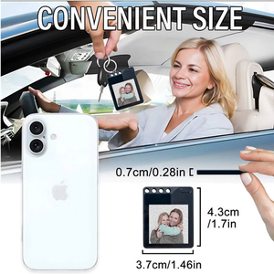 PhotoTag E-Ink, Llavero Inteligente con Certificación MFi, Resistente al Agua, Antipérdida, Localizador de Dispositivos, para Bolsos, Carteras, Maletas, con GPS y Aplicación de Navegación - Product Image 4