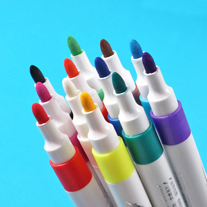 Stylos à peinture acrylique FOSKA, couleurs <span class=keywords><strong>pastel</strong></span> à base d'eau, pointe fine de 2 mm, marqueurs pour la peinture sur roche, la création de cartes, le bricolage et les fournitures artistiques - Product Image 2