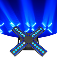 Professionelles 120W Vorhang-LED-Moving-Head-Licht 4-in-1 RGBW Bühnenbeleuchtungseffekt für DJ-Equipment und Aufführungen