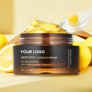 Crèmes pour le visage à <span class=keywords><strong>la</strong></span> vitamine C pour éliminer les <span class=keywords><strong>taches</strong></span> foncées Rétinol Collagène Acide hyaluronique Hydratant pour le visage Gel doux Capsule Crème - Product Image 1