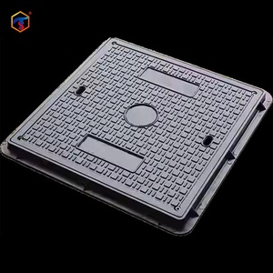 FRP composite nhựa vuông cửa cống bao gồm với tay kéo cống cống sợi thủy tinh hình chữ nhật vuông khung cửa cống Bìa - Product Image 4