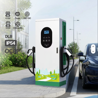 Nouvelle station de recharge rapide pour véhicules électriques DC à haute puissance 60KW-160KW CCS2, à poser au sol, pour usage commercial, avec paiement par carte et POS