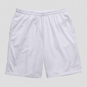 กางเกงขาสั้นตาข่ายสำหรับผู้ชายกางเกงขาสั้นตาข่ายแบบตะเข็บขนาด5นิ้วโลโก้แบบออกแบบได้ตามต้องการ - Product Image 1