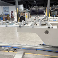 Scie à découper CNC à double tête extra large pour profilés aluminium/PVC avec grand écran numérique et contrôle intelligent de la longueur à distance