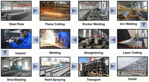 Estructura de acero para construcción Material de construcción de oficinas Acero estructural duradero para arquitectos y contratistas - Product Image 6