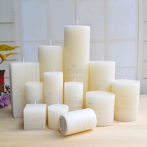 Vela cilíndrica blanca sin humo de la marca LANJO, vela perfumada de cera para decoración de bodas - Product Image 6