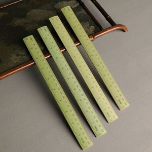 July 7th Bamboo Ruler 25Cm Graduated Chinese Style Craft Supply For Measurement And Decoration - Product Image 1
