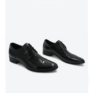 Zapatos Oxford de Negocios con Cordones de Cuero Italiano Genuino Personalizados de Venta Caliente para Hombre, Impermeables, Transpirables y Antideslizantes - Product Image 2