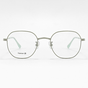 Monturas de Gafas Geométricas Danyang 6013 de Titanio Puro, Ligeras, para Mujer, Montura Completa, Lentes de Plástico - Product Image 1