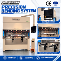 Presse plieuse CNC électrique compacte de haute précision 125T 2000mm sans huile à double servo pour armoires, panneaux et fabrication métallique