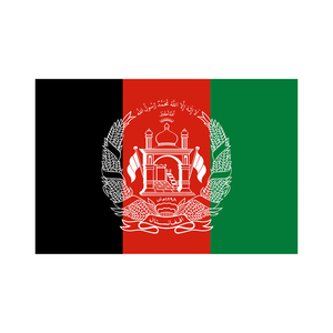 Mini 4 ''x 6'' Satén Impreso Bandera afgana Tecnología digital para coche Bandera NACIONAL DE Afganistán - Product Image 4