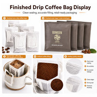 Empaquetadora automática de bolsas de café por goteo interior y exterior KL 5gm 10gm 15gm
