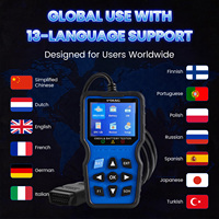 Escáner OBD2 2 en 1 UDIAG CR810 y Probador de Batería para Autos y Camiones de 12V/24V, Lector de Códigos OBDII Completo, Herramienta de Diagnóstico del Sistema Eléctrico