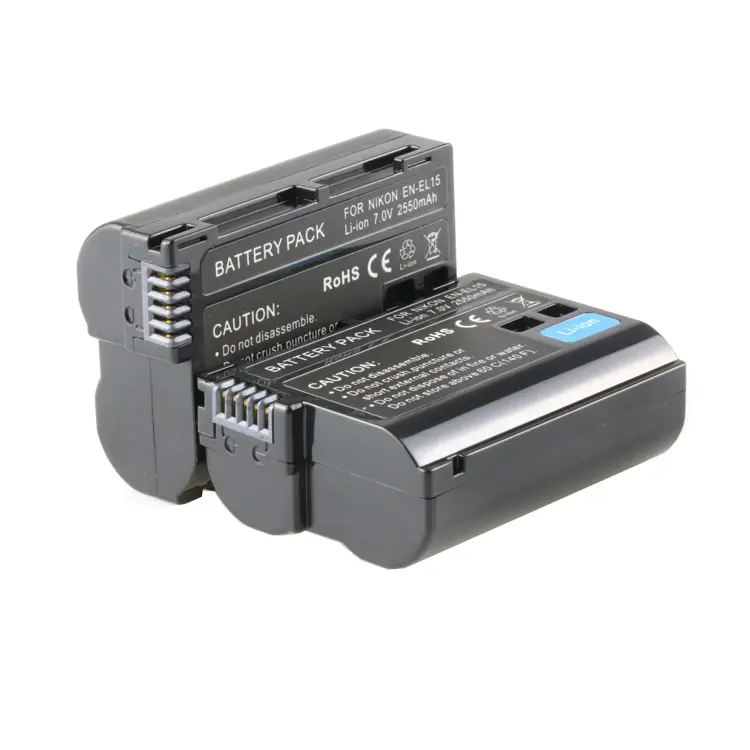 EN-EL15 En-el15 Battery For Nikon D7000 D800E Camera Battery Fully Decoded MB-D11 MB-D12