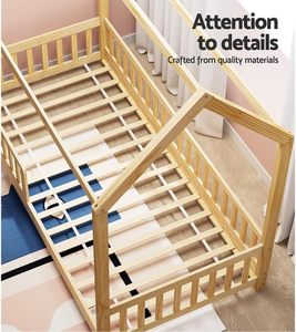 <span class=keywords><strong>Lit</strong></span> double pour enfants en bois massif en forme de château de princesse écologique moderne, <span class=keywords><strong>lit</strong></span> en bois robuste pour tout-petits pour la chambre à coucher - Product Image 5