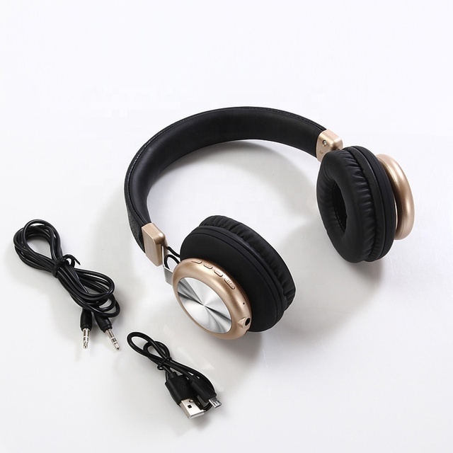 High Quality HIFI Studio Over Ear Headphones Wireless Headset Earphone for Phone Computer PC With Mic