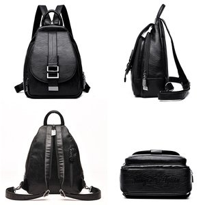 Ba lô da nữ thời trang hot <span class=keywords><strong>2025</strong></span>, ba lô nữ vintage dành cho nữ sinh tuổi teen, túi đeo ngực đi học, túi du lịch, ba lô nữ - Product Image 3