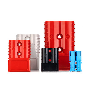 50A 120A 175A 350A Charger <b>Plug</b> Cable SB50 SB120 SB175 SB350 Battery Wire Power Forklift Copper Lug Silicone Wire Connector - Product Image 1