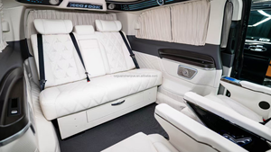 Benz <span class=keywords><strong>Vito</strong></span> W447 V220 <span class=keywords><strong>V250d</strong></span> V Class MPV Kit de modificación de interior eléctrico Cortinas eléctricas de cuero para montaje de TV de techo de TV - Product Image 4