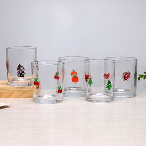 أكواب شرب زجاجية كريستالية بتصميم أيقوني لطيف، أكواب شفافة للمياه والعصير والويسكي، قابلة للتخصيص - Product Image 2