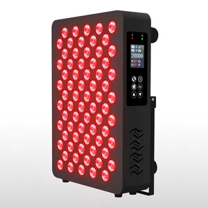 Dispositivo de terapia de luz vermelha Painéis de terapia de luz de corpo inteiro com 70pcs LEDs de chip duplo 660nm e 850nm painel infravermelho vermelho e próximo