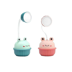 Lámpara de Escritorio LED Recargable USB Modelo 6070 de Peiyong, Linda, con Cuello Ajustable para Niños, Tonos Blanco, Azul y Rosa, para Dormitorio o Sala de Estar - Product Image 1