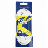 Lacets de patins à glace plats cirés avec emballage personnalisé et logo